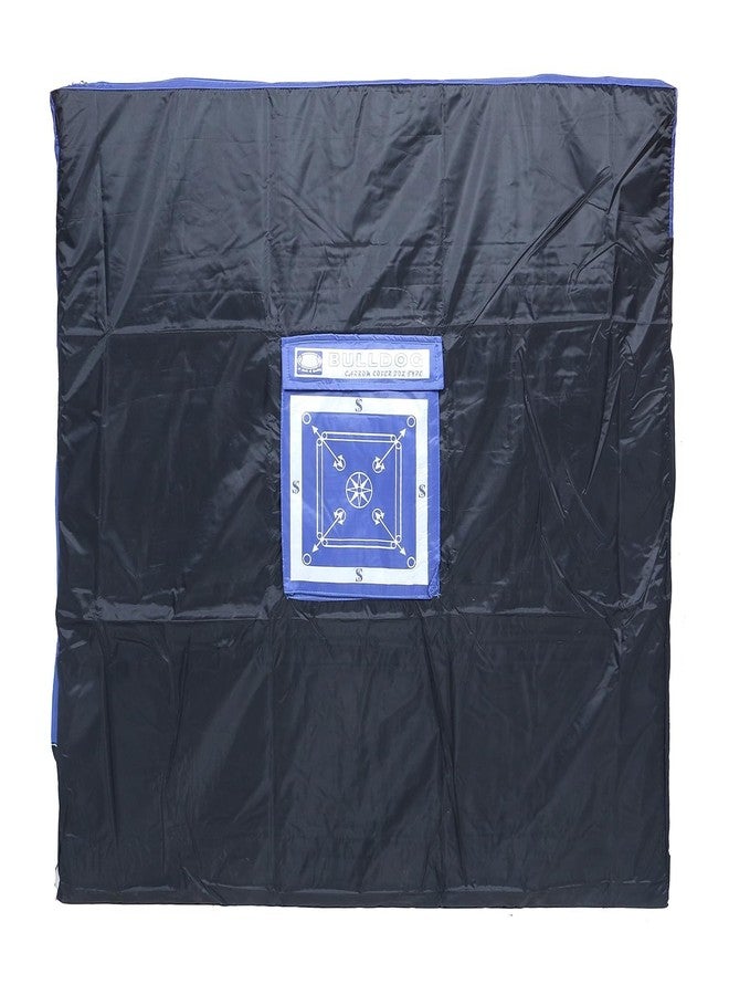 KNK Carrom Board Cover Champion Board Quality - Full & Half Carrom Cover with Extra Pocket for Coins, Striker & Powder (Bulldog Full Cover) - Image 1